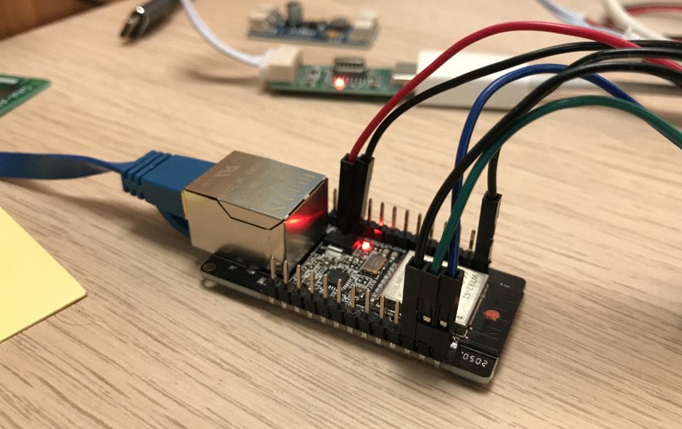 Esp32, NuttX, and Ethernet on a WT32-ETH01